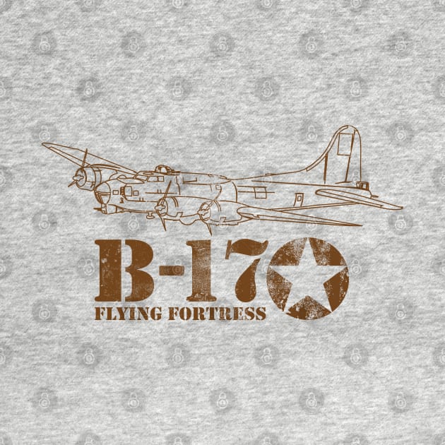 B-17 Flying Fortress (distressed) by TCP